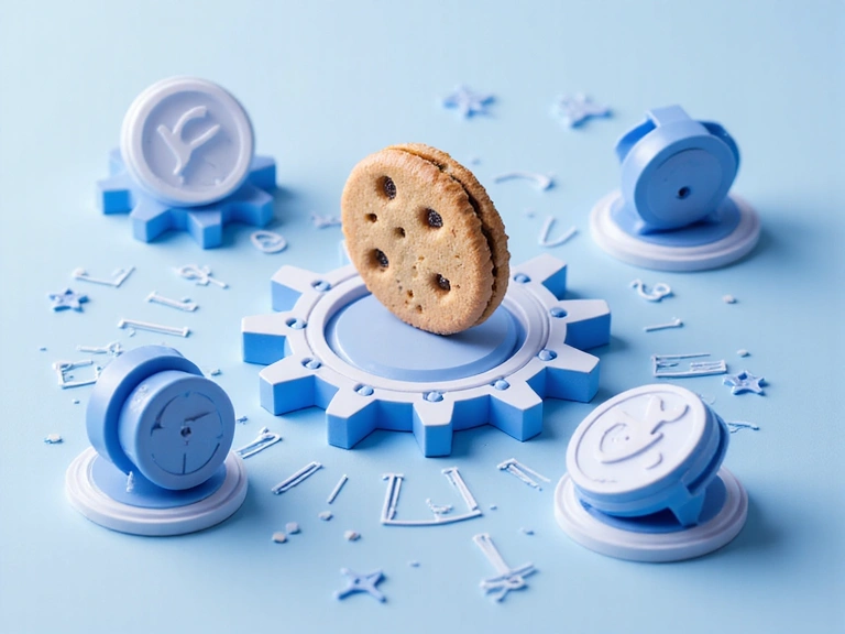 Immagine che simboleggia i cookie digitali e le impostazioni sulla privacy